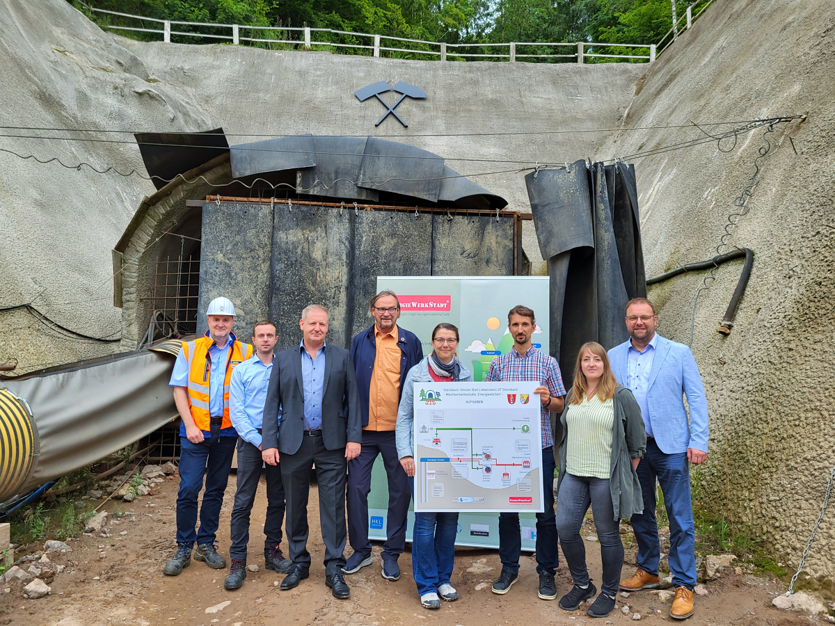 Gruppenfoto Energiestollen-Steinbach